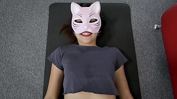 Beautiful petite babe puffy cameltoe round ass flat chest