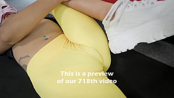 Beautiful petite babe puffy cameltoe round ass flat chest