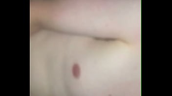 Cumshot on tight slut