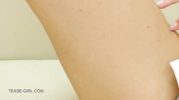 Beautiful teen shows perfect teen body