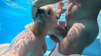 Underwater fuck golden shower facial for australian chick