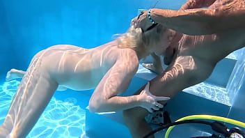 Underwater fuck golden shower facial for australian chick