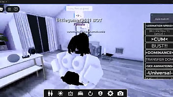 Cock hungry roblox slut gets used