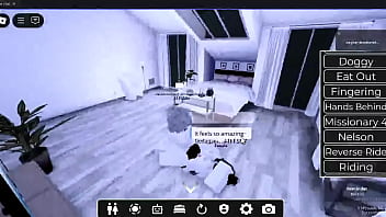 Cock hungry roblox slut gets used