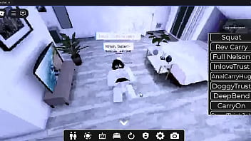 Cock hungry roblox slut gets used