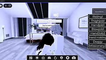 Cock hungry roblox slut gets used