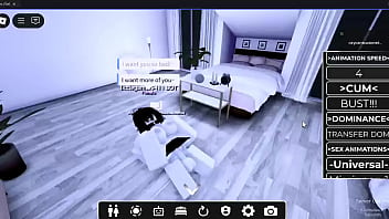 Cock hungry roblox slut gets used