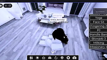 Cock hungry roblox slut gets used