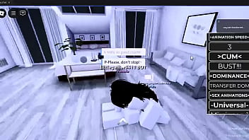 Cock hungry roblox slut gets used