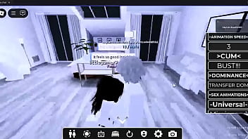 Cock hungry roblox slut gets used