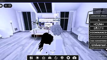 Cock hungry roblox slut gets used