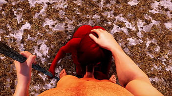 Akilandi the succubus gets her ass pounded by human