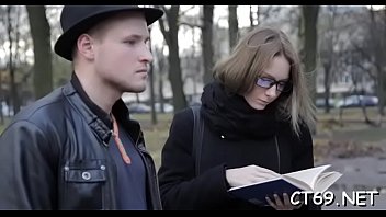 It's so obvious that our sexy lady wants to make out so much