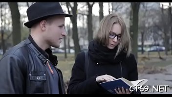 It's so obvious that our sexy lady wants to make out so much