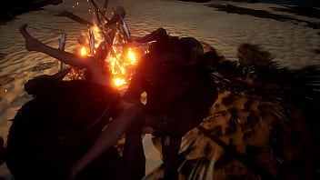 Wild life group sex by the fire