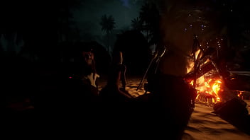 Wild life group sex by the fire