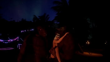 Wild life group sex by the fire