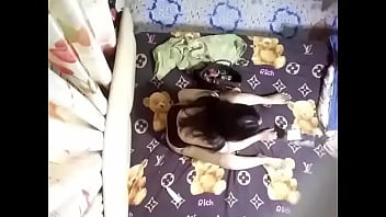 Behind the scenes of a girl masturbating