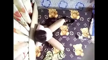 Behind the scenes of a girl masturbating