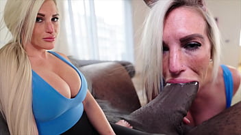 Bratty stepsis gets stuffed with bbc creampied stepsister