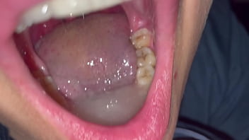 Teocleopatra stepdaughter swallows cum full shot