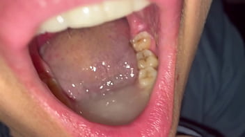 Teocleopatra stepdaughter swallows cum full shot