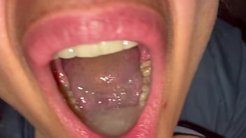 Teocleopatra stepdaughter swallows cum full shot