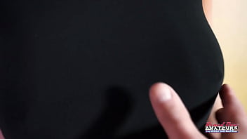 Big titted skinny blonde breanna sucks a cock and strokes it with her tits