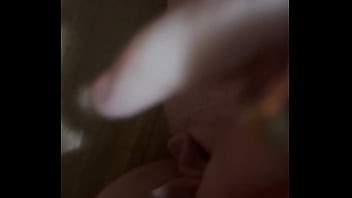 Up close clit masturbation