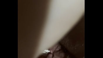 Up close clit masturbation