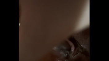 Up close clit masturbation