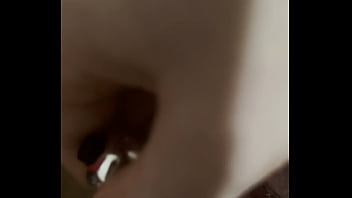 Up close clit masturbation