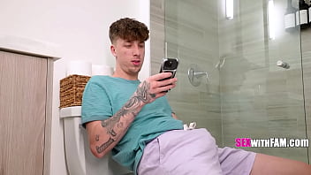 From tipping to gripping step bro's dick