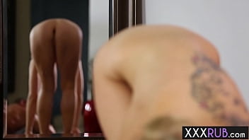 Hot babe swallowed big dick