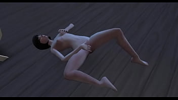 Spying on a pretty girl