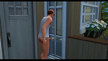 Spying on a pretty girl