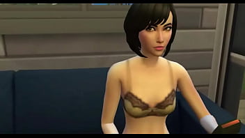 Spying on a pretty girl