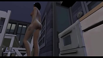 Spying on a pretty girl