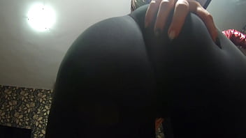 Blowjob in my tight jumpsuit & shiny downjacket – he came all over me 230 preview