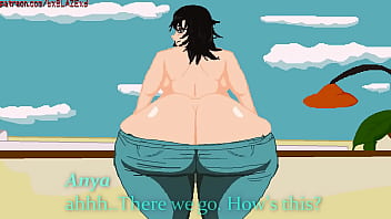 Anya gets backshots from the captain mouthwashing hentai animation