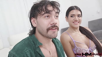 Charming stud nade nasty gets his hairy ass rimmed by alice thunder