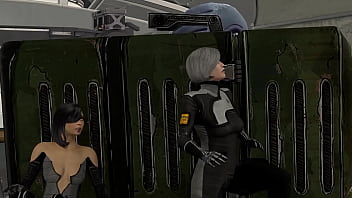 Shrunken human women swallowed by liara t'soni