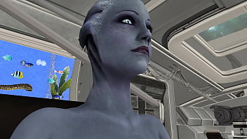 Shrunken human women swallowed by liara t'soni