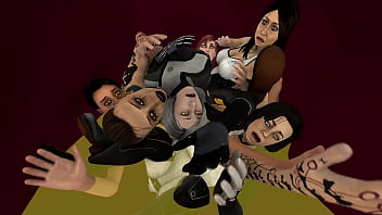 Shrunken human women swallowed by liara t'soni