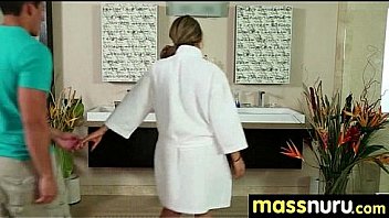 Nuru massage ends with a hot shower fuck 19