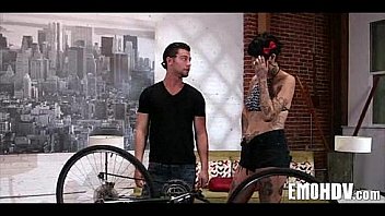 Emo slut with tattoos 0555