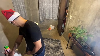 Sexo na ceia de natal entre amigos