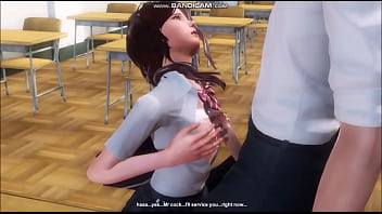 After lesson school sucking teacher