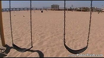 Public flashing ginger02