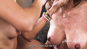 Big booty desi babe goes rough with her lesbian lover